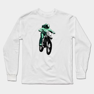 astronaut motorcycle Long Sleeve T-Shirt